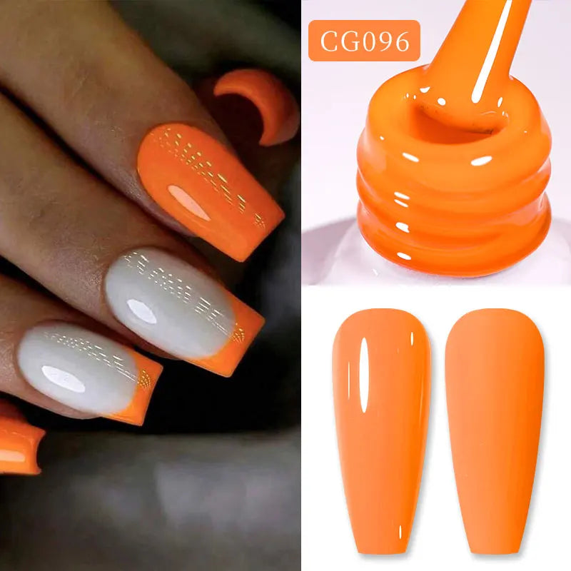 Neonfärg Gel Nagellack 10ml Fluorescerande Nagelgel Orange Gul Grön Lila Varnis Semipermanent Trendig Sommar - 24 Timmar Deals
