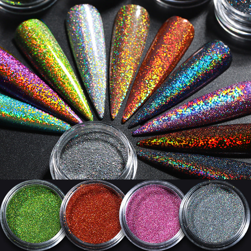 Aurora Magic Nail Powder Nail Glitter - 24 Timmar Deals