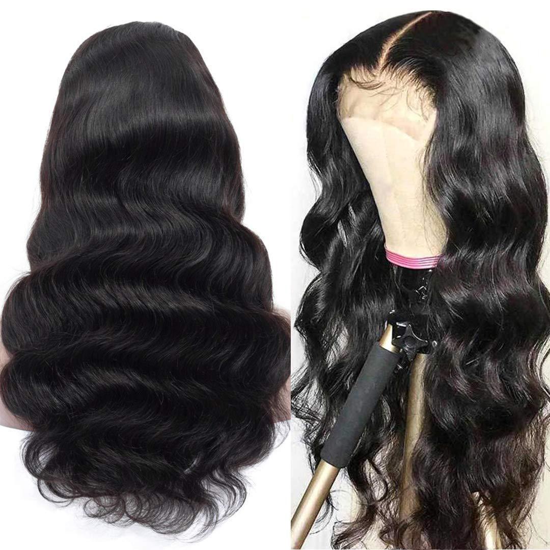 Natural Wig Real Hair Before Lace Black - 24 Timmar Deals