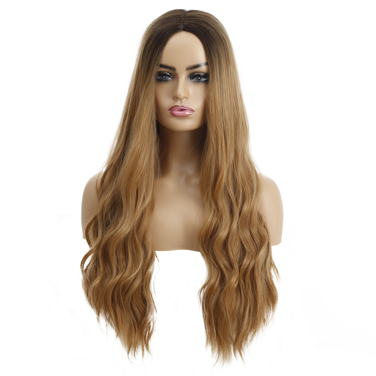 European And American Female Wigs, Wavy Curly Hair, Ladies Wig Head - 24 Timmar Deals