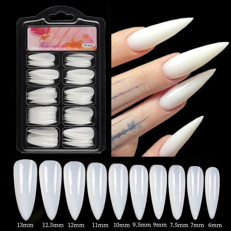 100st/box Quick Extension Full Cover Nails
