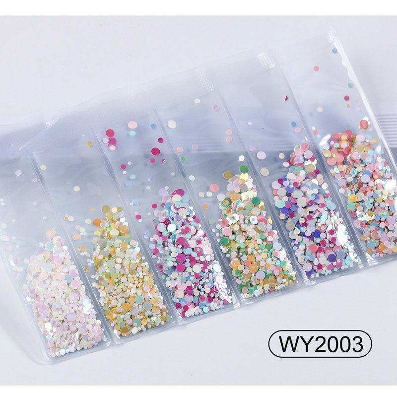 Nail Art Accessories Glitter Sequins Laser Diamond Love Heart Nail Patch - 24 Timmar Deals