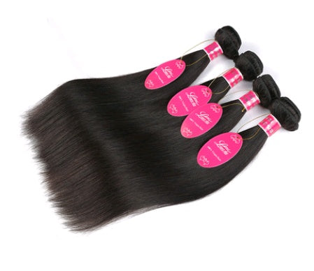Real human hair straight wave human hair hair curtain natural color wig hair extension - 24 Timmar Deals
