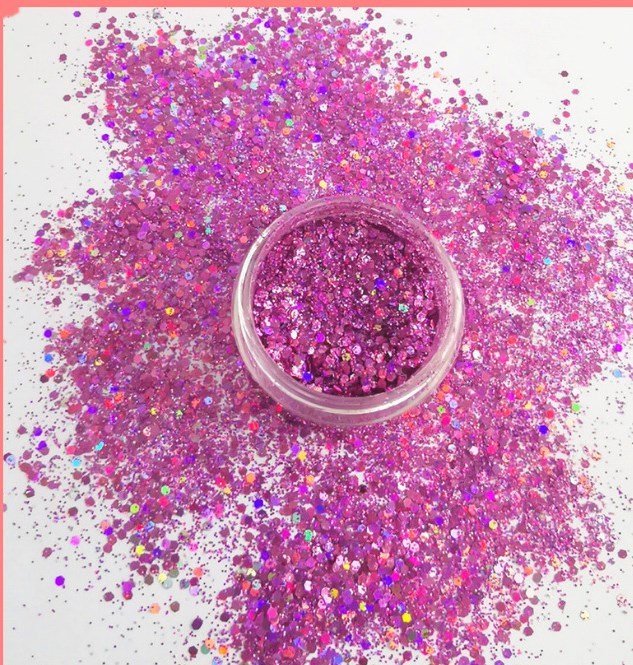 Nail jewelry mixed powder glitter - 24 Timmar Deals