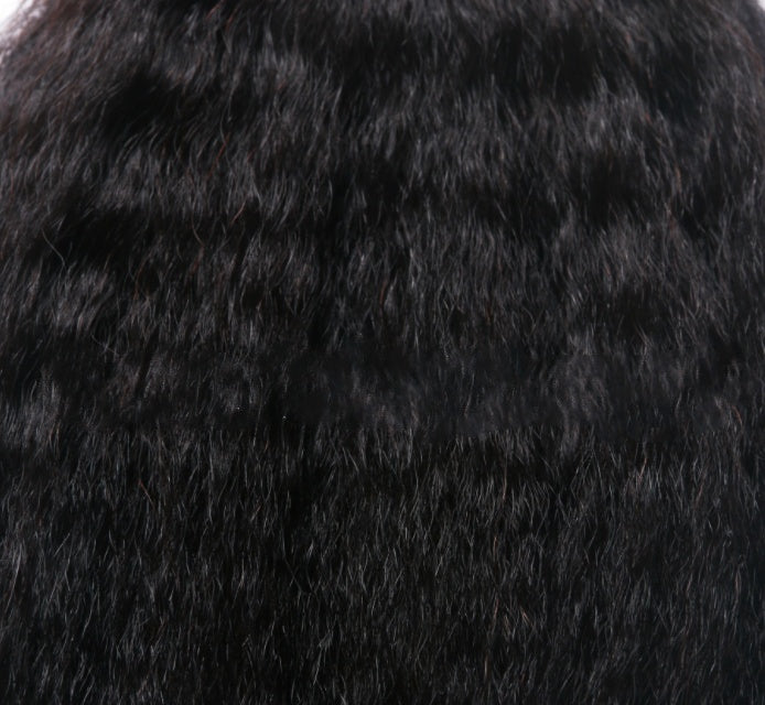 Overseas warehouse Brazil hair curtain wig Brazilian hair kinky Yaki straight - 24 Timmar Deals