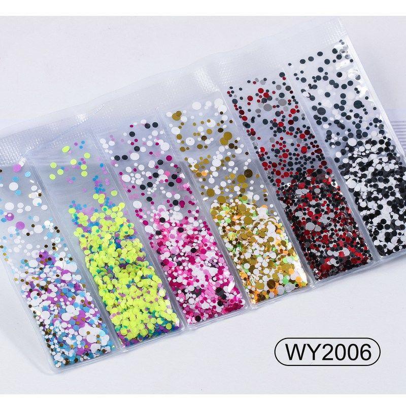 Nail Art Accessories Glitter Sequins Laser Diamond Love Heart Nail Patch - 24 Timmar Deals