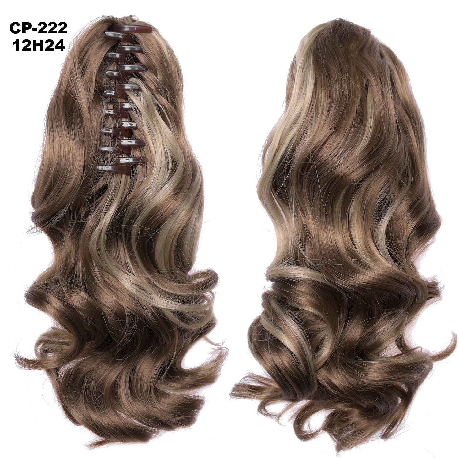 Long Wave Ponytail Wrap Around Ponytail Clip In Hair Headwear Gray Hairpiece Natural Extensions - 24 Timmar Deals