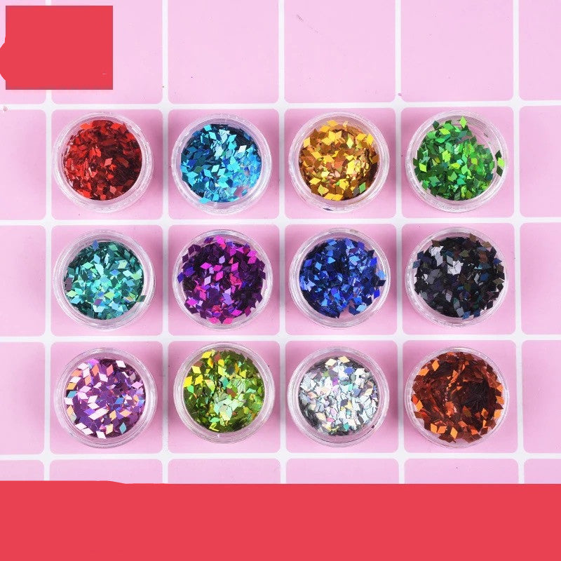 DIY 12 color glitter set - 24 Timmar Deals