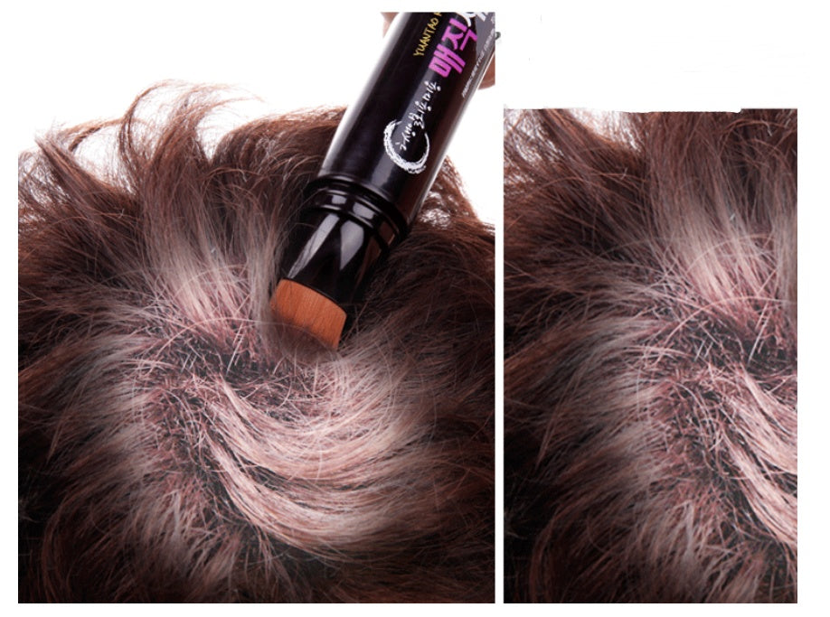 Temporary Hair Color Brush And Comb DIY Hair Color White Wax One-time Color Hair Grey Cream Hair Dye Pen - 24 Timmar Deals