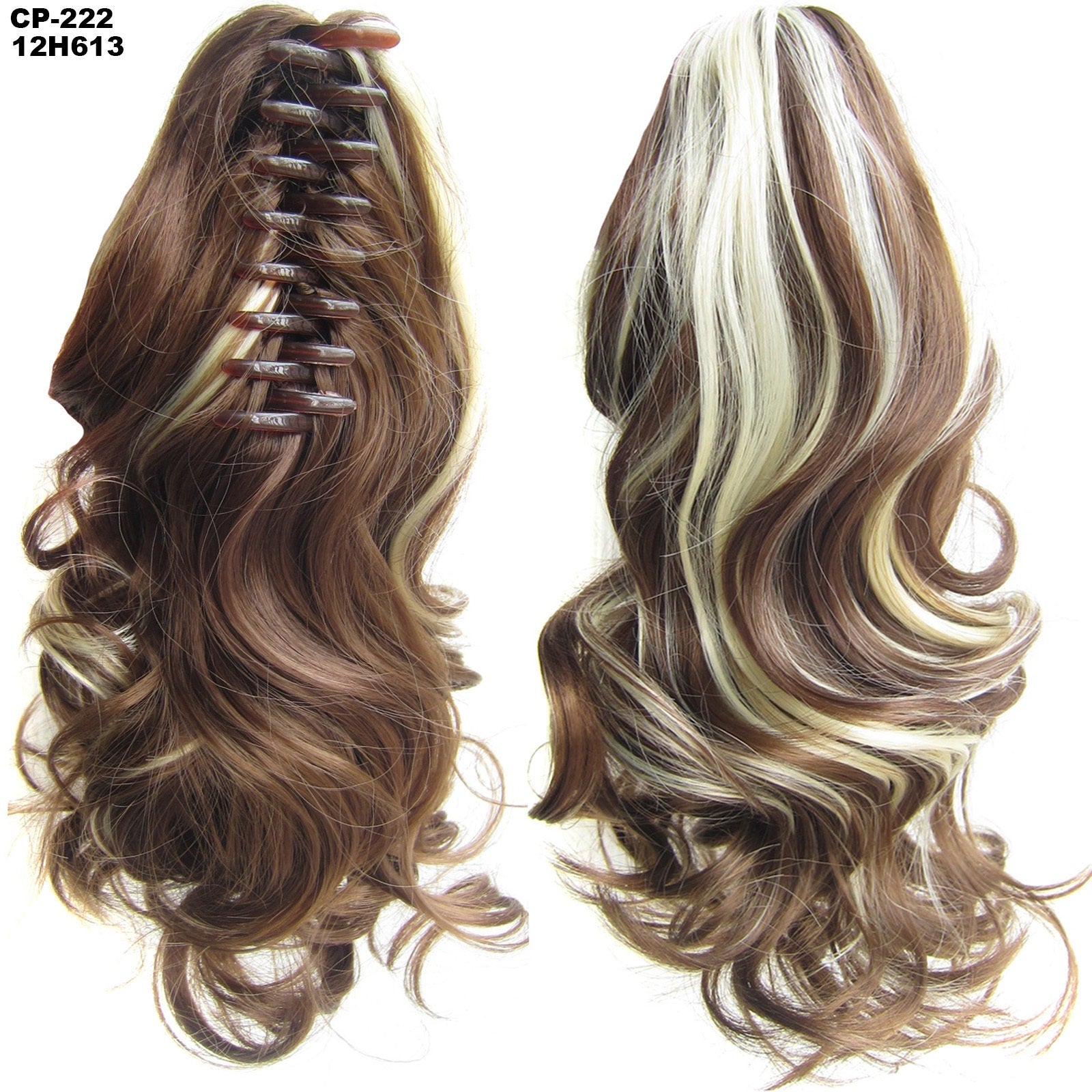 Long Wave Ponytail Wrap Around Ponytail Clip In Hair Headwear Gray Hairpiece Natural Extensions - 24 Timmar Deals