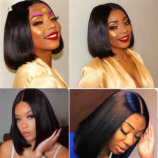 Straight human hair wigs13 * 4 Brazilian Hair - 24 Timmar Deals