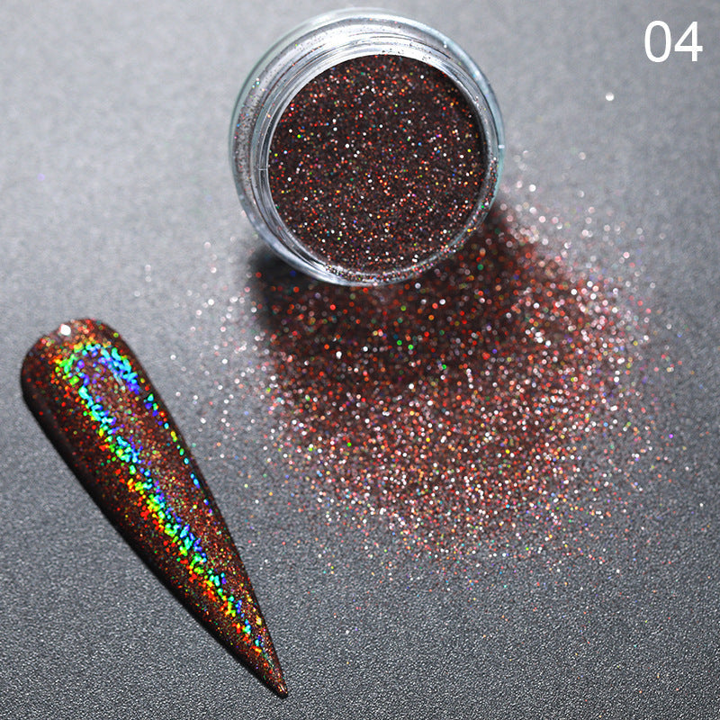 Symphony Mirror Mirror Powder Silver Nail Glitter - 24 Timmar Deals