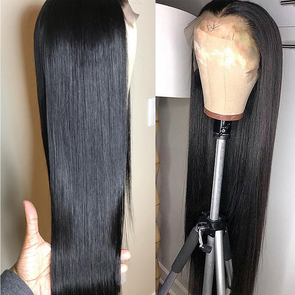 European And American New Style Long Straight Hair Chemical Fiber Headgear - 24 Timmar Deals