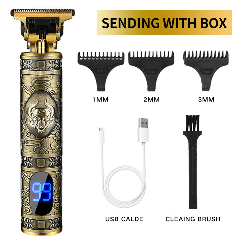Electric Hair Clipper, Electric Hair Clipper, Oil Head Engraving Razor - 24 Timmar Deals