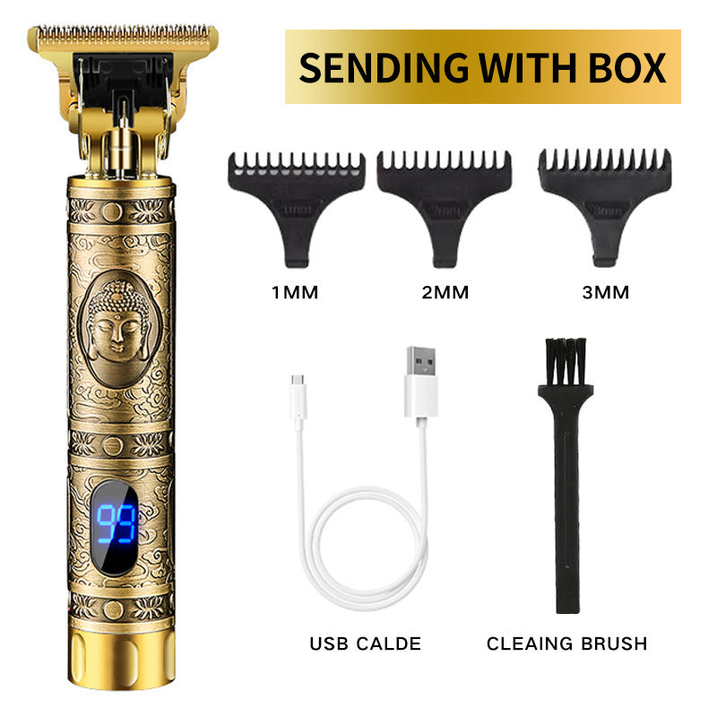 Electric Hair Clipper, Electric Hair Clipper, Oil Head Engraving Razor - 24 Timmar Deals