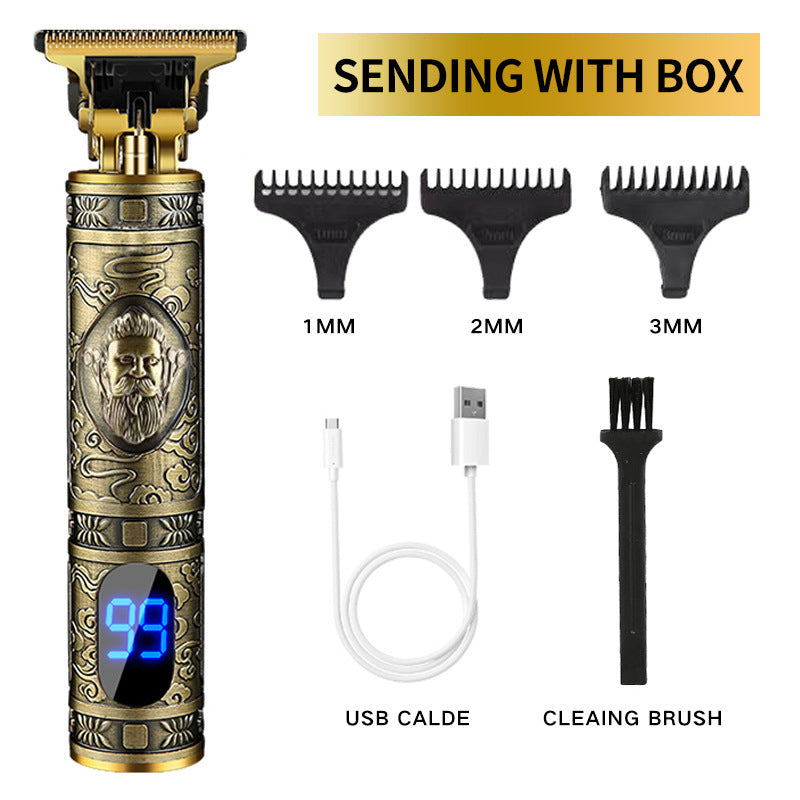 Electric Hair Clipper, Electric Hair Clipper, Oil Head Engraving Razor - 24 Timmar Deals