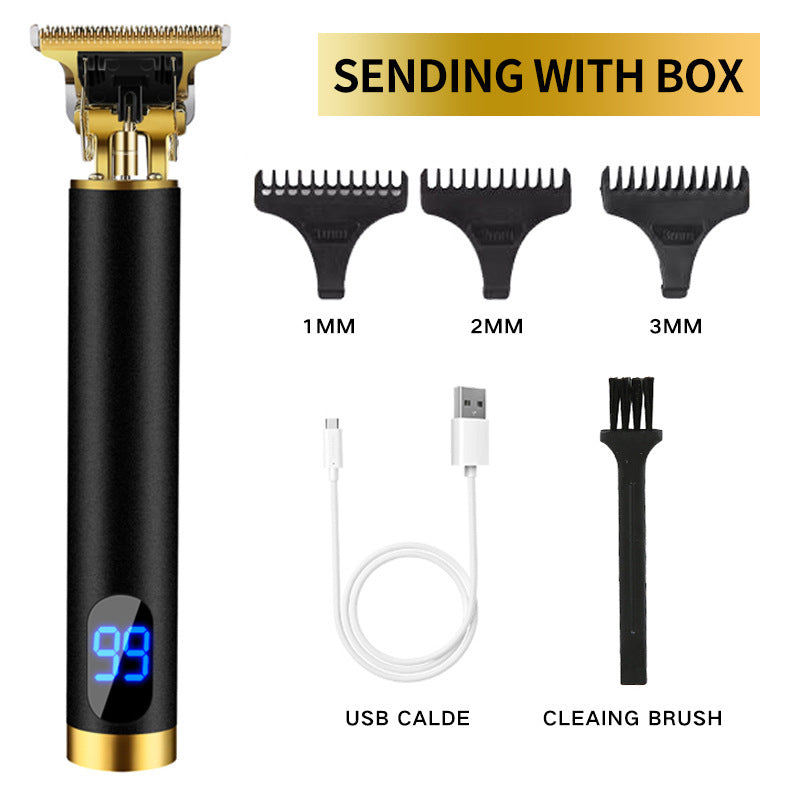 Electric Hair Clipper, Electric Hair Clipper, Oil Head Engraving Razor - 24 Timmar Deals