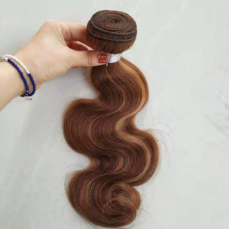 Real Hair Weave Piano Color Hair Block Body Wave Human Hair Bundle - 24 Timmar Deals