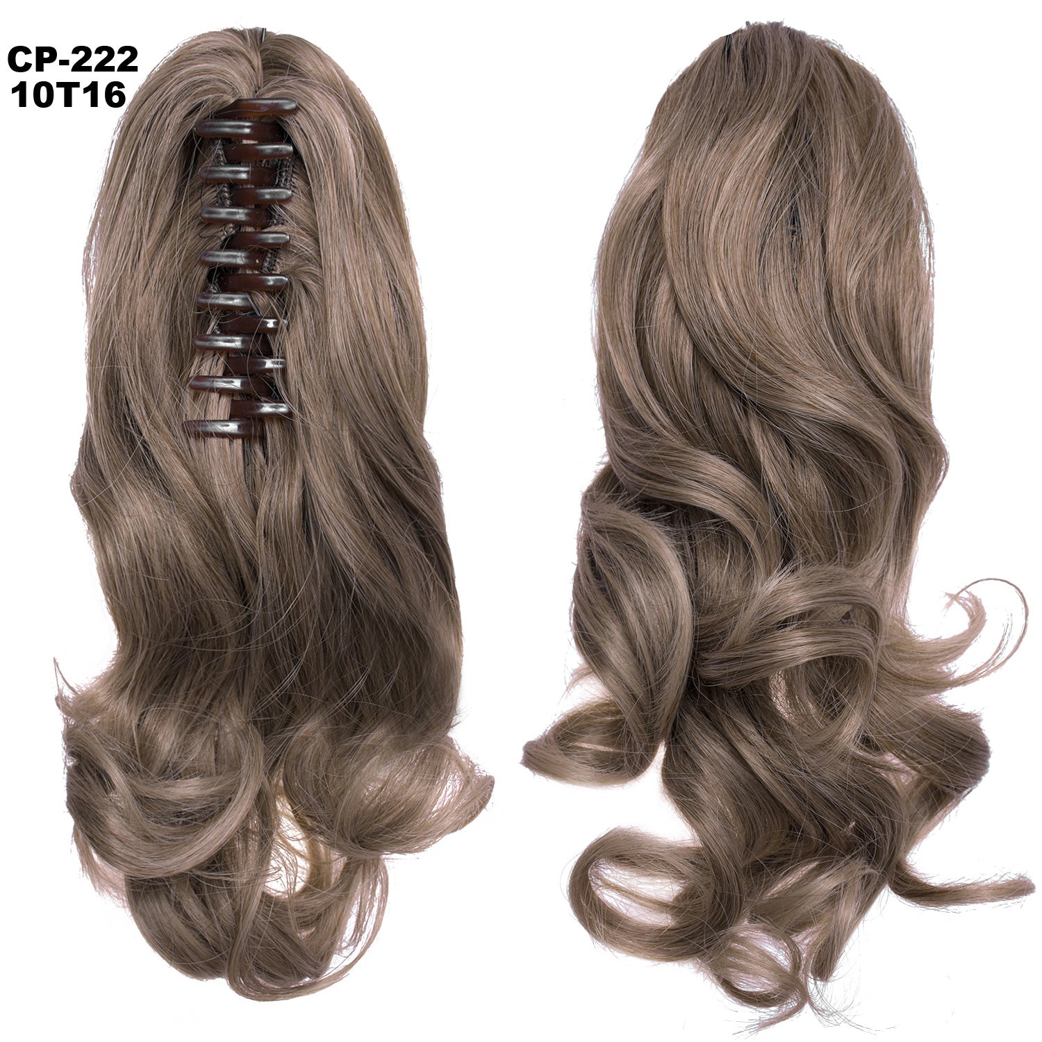 Long Wave Ponytail Wrap Around Ponytail Clip In Hair Headwear Gray Hairpiece Natural Extensions - 24 Timmar Deals