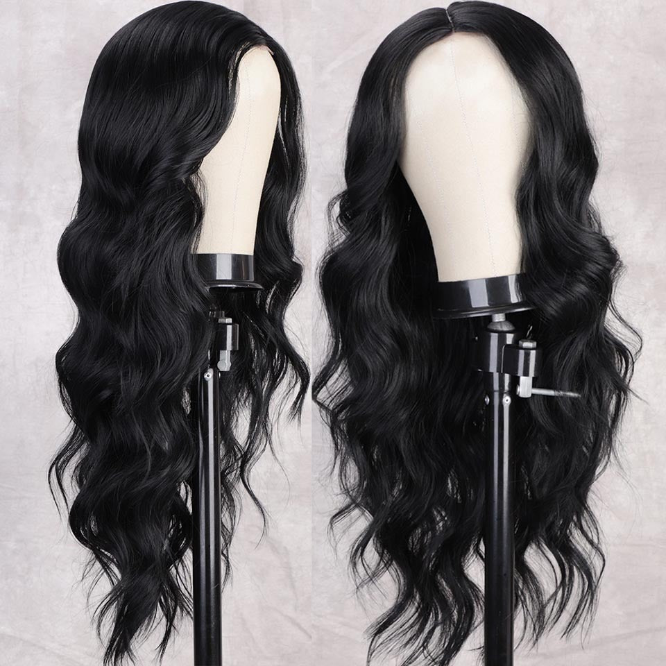 Long Hair Wigs European And American Ladies With Long Curly Hair - 24 Timmar Deals