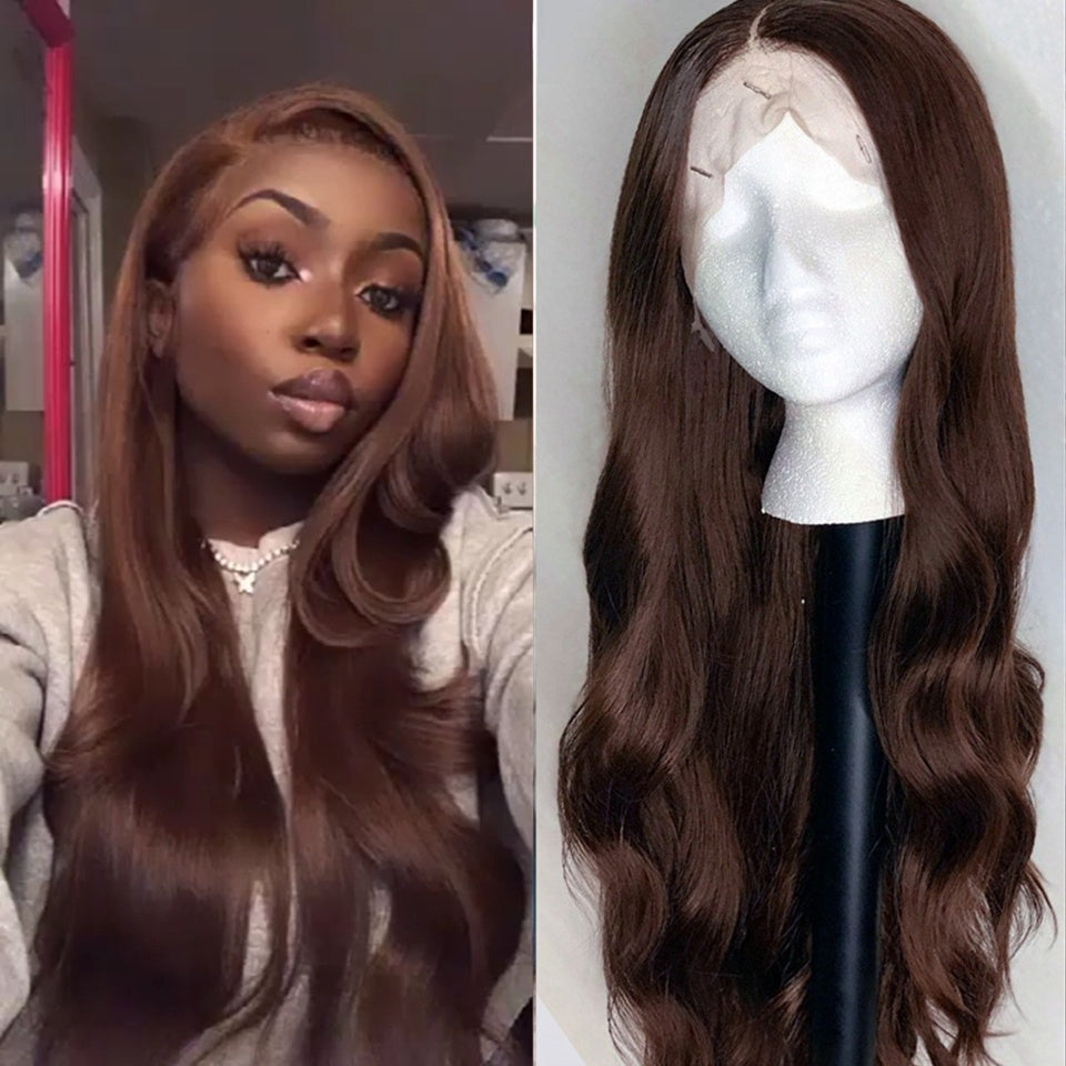 Long Hair Wigs European And American Ladies With Long Curly Hair - 24 Timmar Deals