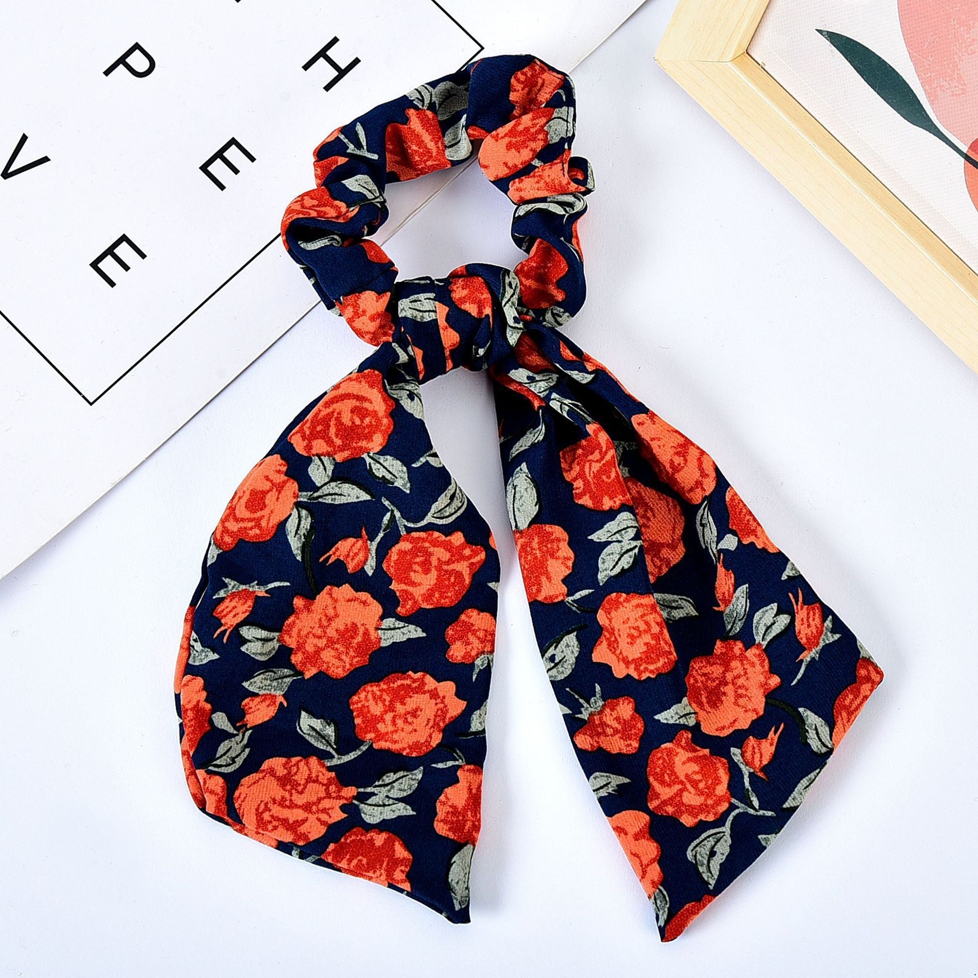 Pearl Hair Tie Broken Flower Bow Ribbon Rubber Band Hair Strap Female Hair Tie Strap Hair Accessories - 24 Timmar Deals