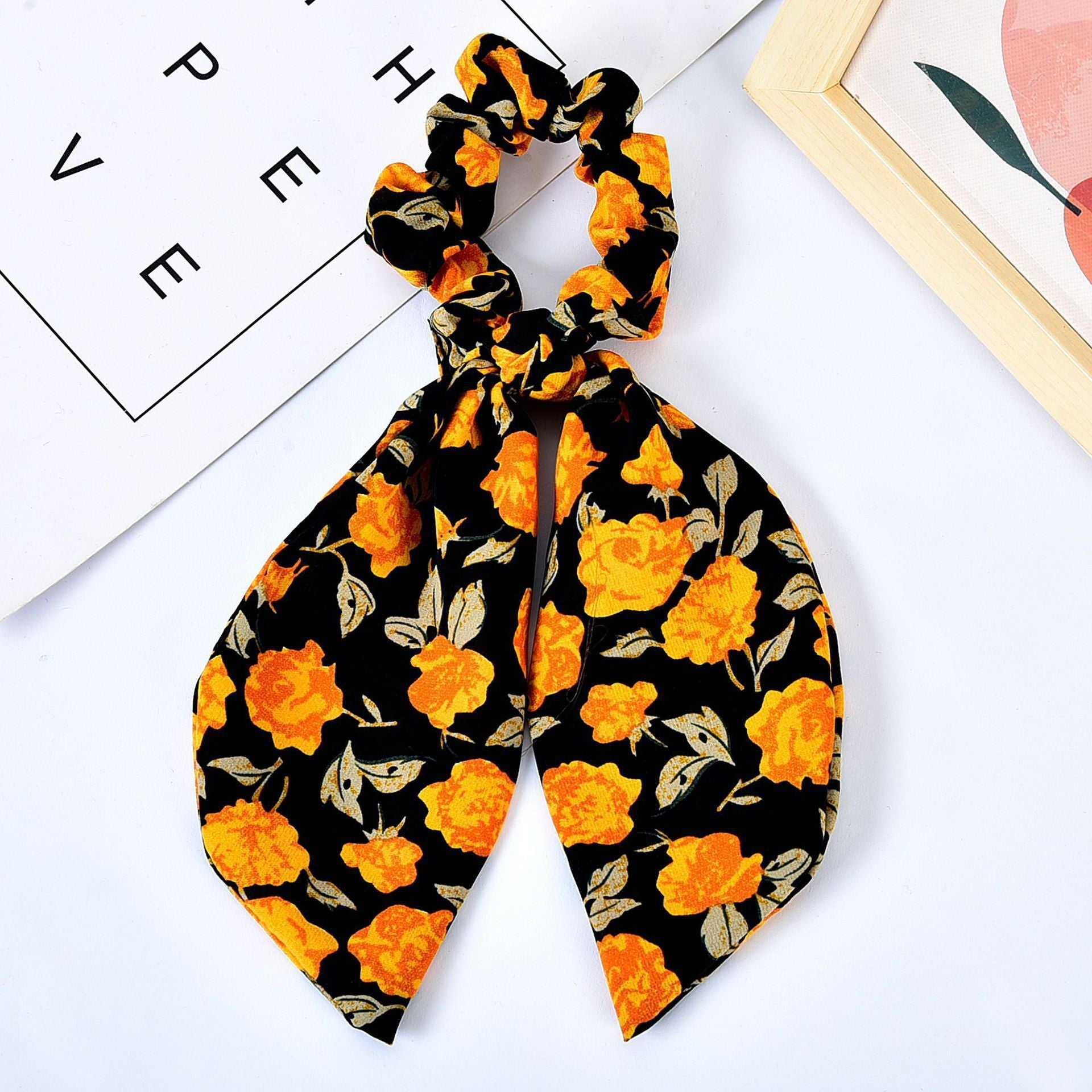 Pearl Hair Tie Broken Flower Bow Ribbon Rubber Band Hair Strap Female Hair Tie Strap Hair Accessories - 24 Timmar Deals