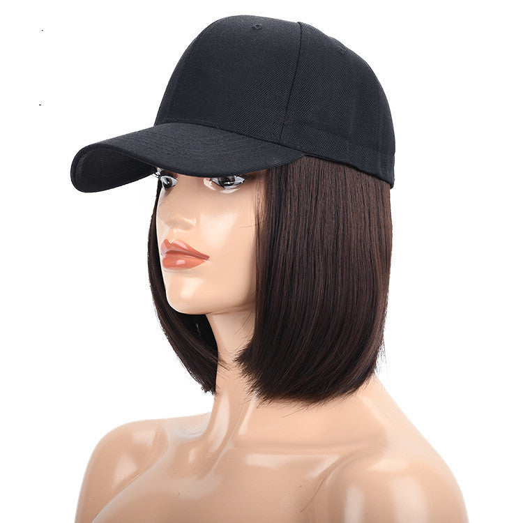 Wig Hat Wig Integrated Bob Head - 24 Timmar Deals