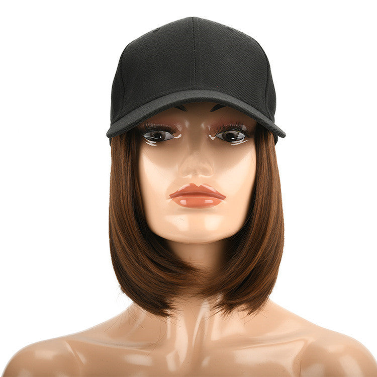 Wig Hat Wig Integrated Bob Head - 24 Timmar Deals