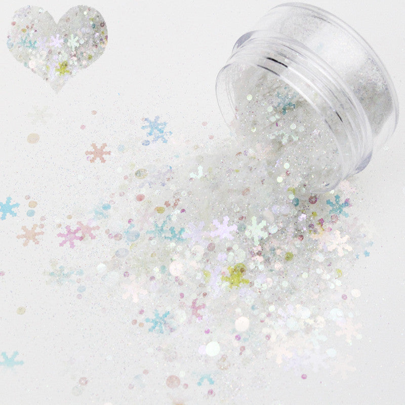Nail Art New Symphony Sequins, Colorful Mixed Sequins, Glitter - 24 Timmar Deals