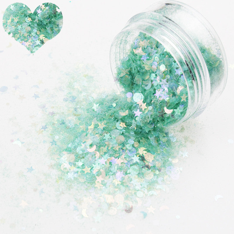 Nail Art New Symphony Sequins, Colorful Mixed Sequins, Glitter - 24 Timmar Deals