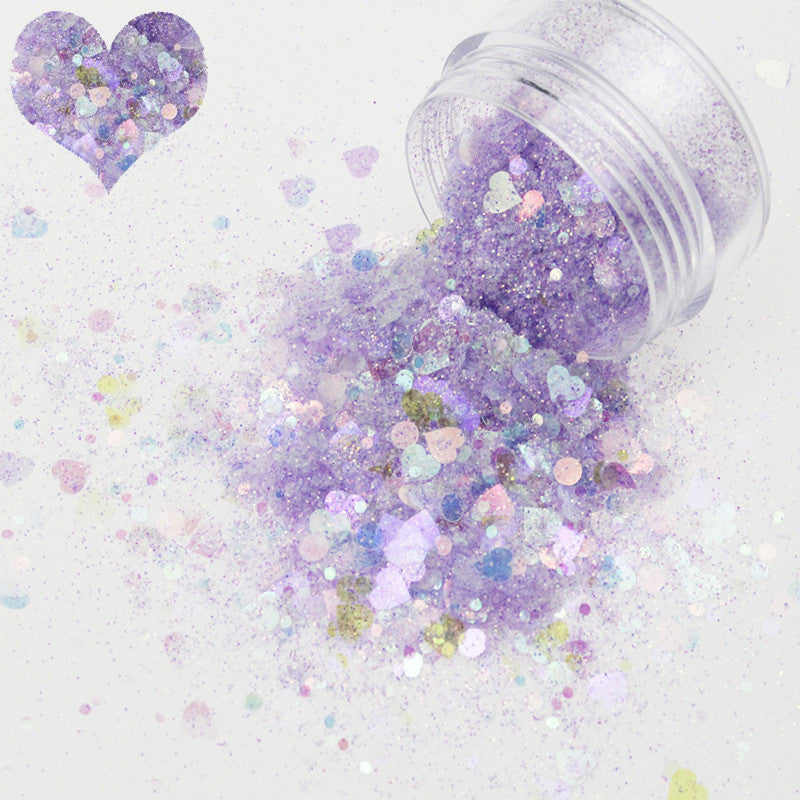 Nail Art New Symphony Sequins, Colorful Mixed Sequins, Glitter - 24 Timmar Deals