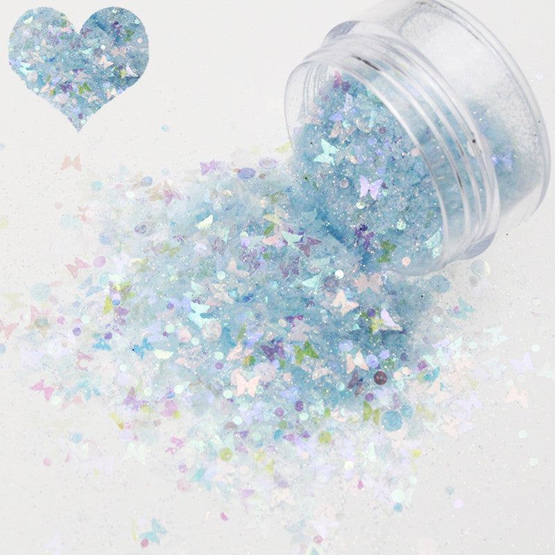 Nail Art New Symphony Sequins, Colorful Mixed Sequins, Glitter - 24 Timmar Deals