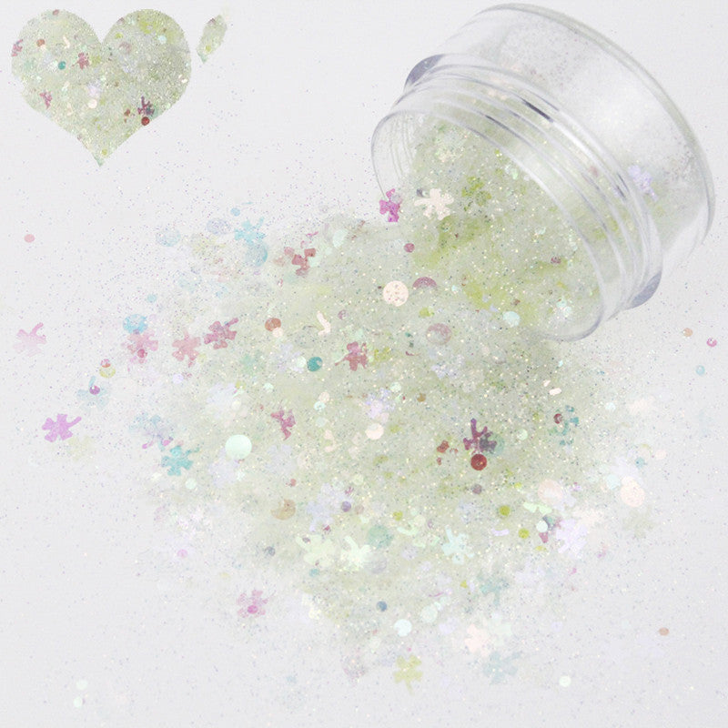 Nail Art New Symphony Sequins, Colorful Mixed Sequins, Glitter - 24 Timmar Deals
