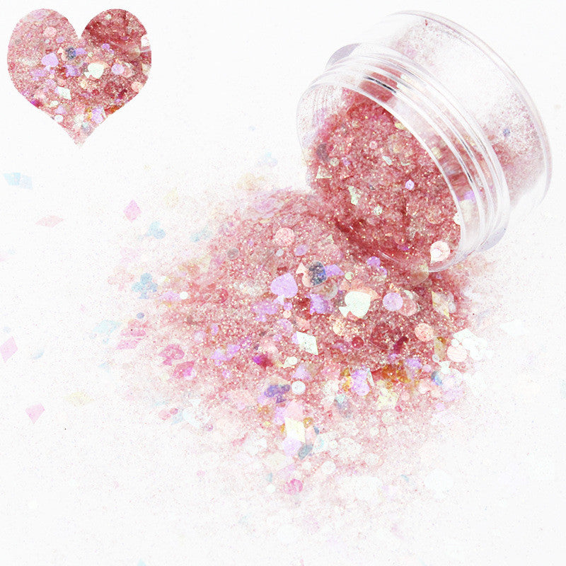 Nail Art New Symphony Sequins, Colorful Mixed Sequins, Glitter - 24 Timmar Deals
