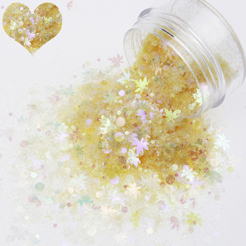 Nail Art New Symphony Sequins, Colorful Mixed Sequins, Glitter - 24 Timmar Deals