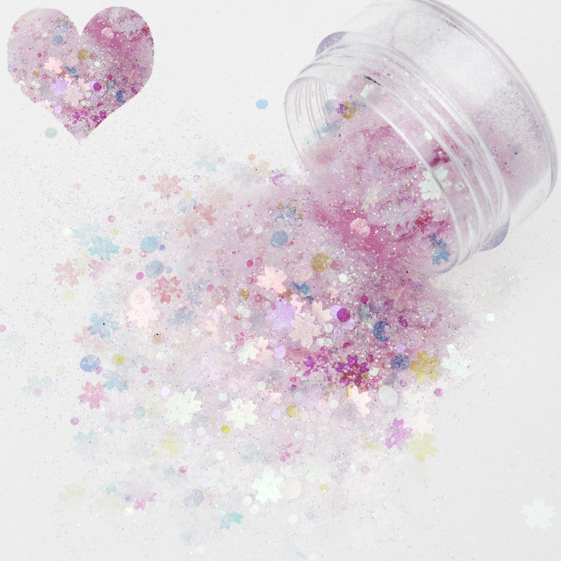Nail Art New Symphony Sequins, Colorful Mixed Sequins, Glitter - 24 Timmar Deals