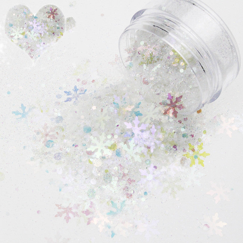 Nail Art New Symphony Sequins, Colorful Mixed Sequins, Glitter - 24 Timmar Deals