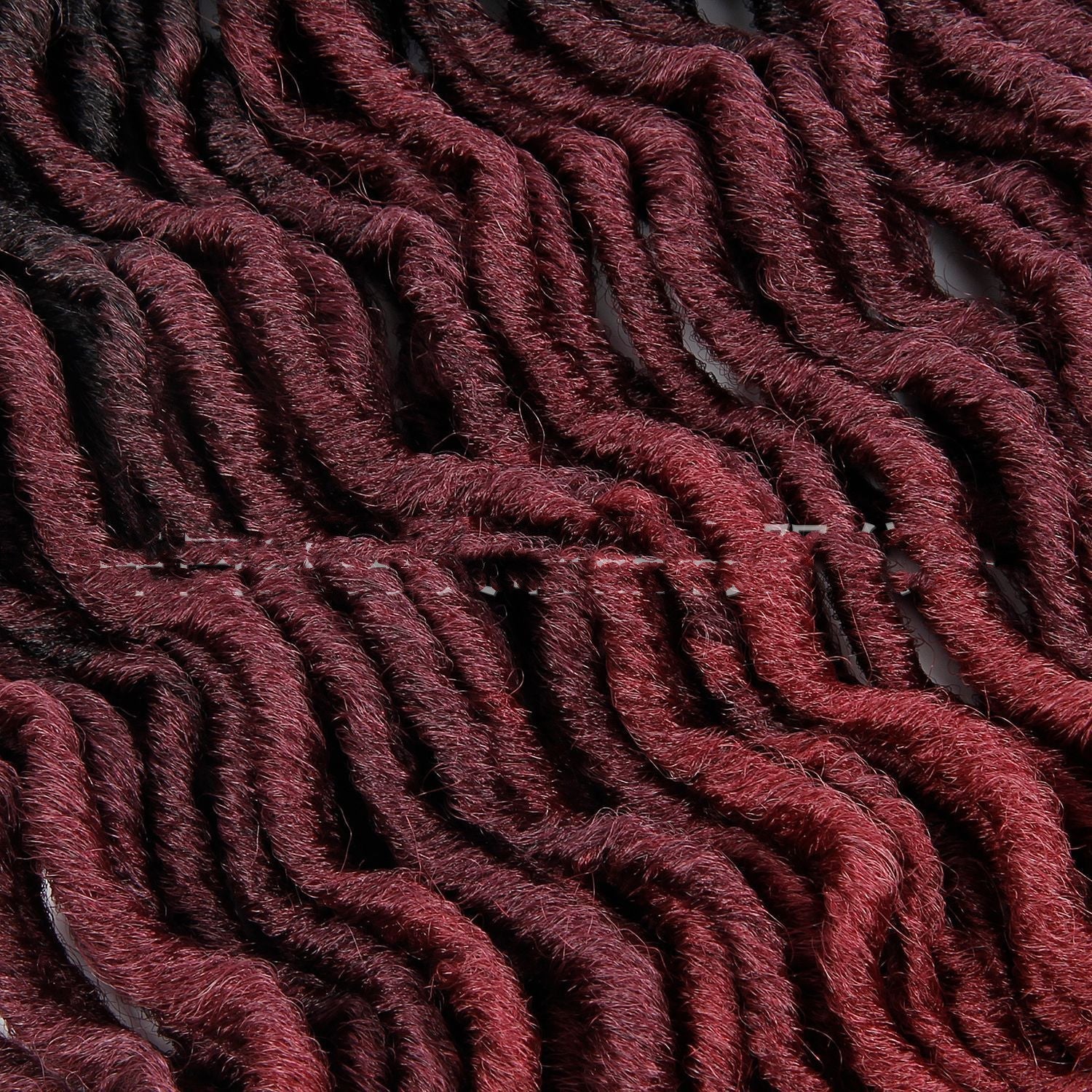 Ombre Curly Crochet Hair Synthetic Braiding Hair Extensions - 24 Timmar Deals