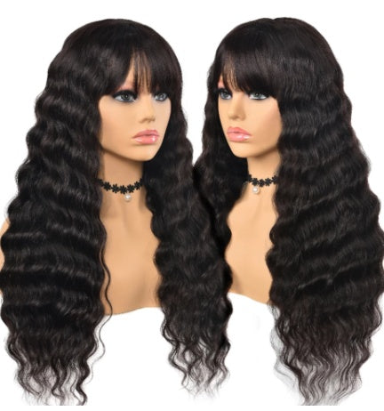 Real Human Hair Loose Wave Wig Woven - 24 Timmar Deals