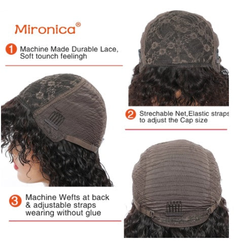Real Human Hair Loose Wave Wig Woven - 24 Timmar Deals