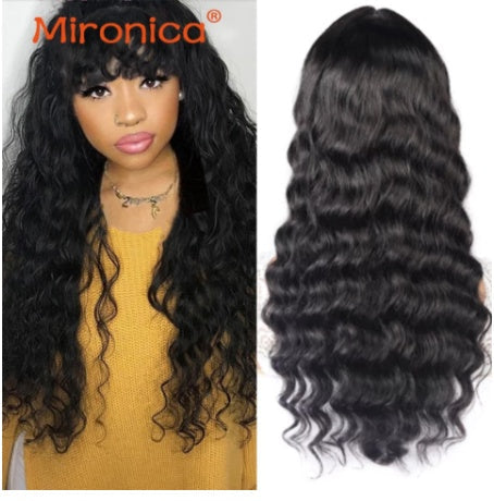 Real Human Hair Loose Wave Wig Woven - 24 Timmar Deals