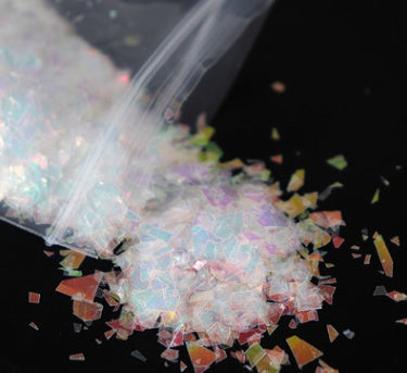 Holographic AB Nail Glitter Flake Sparkly Sequins Irregular Sequins DIY Gel Polish Manicure Nail Art Decorations Accessories - 24 Timmar Deals