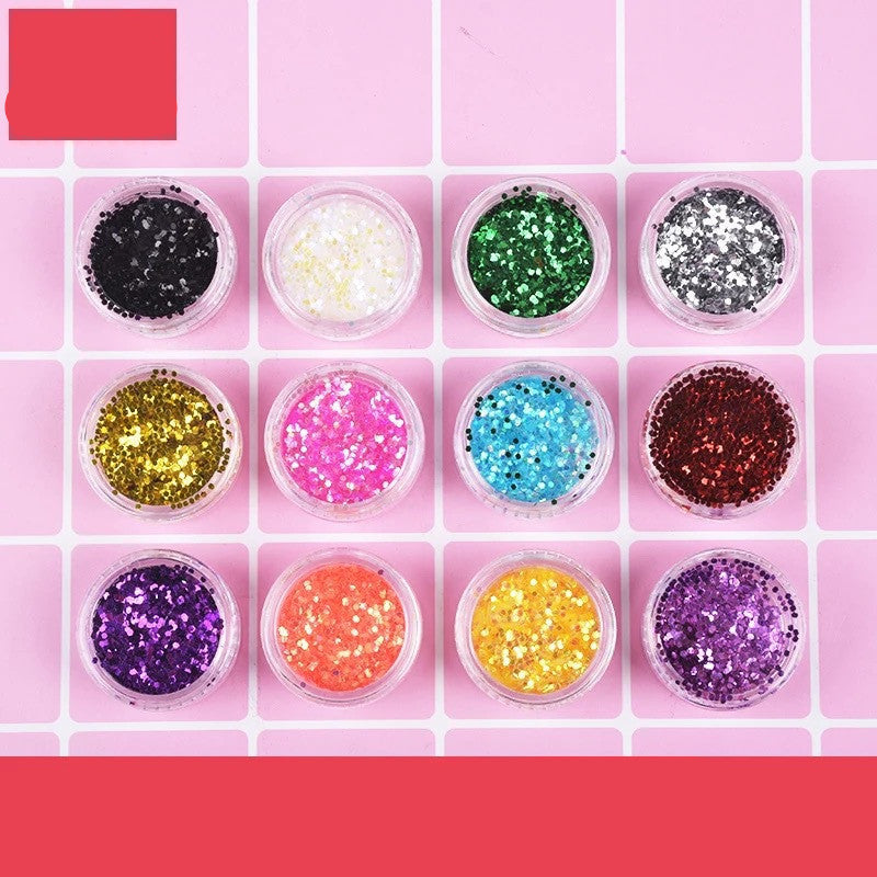 DIY 12 color glitter set - 24 Timmar Deals