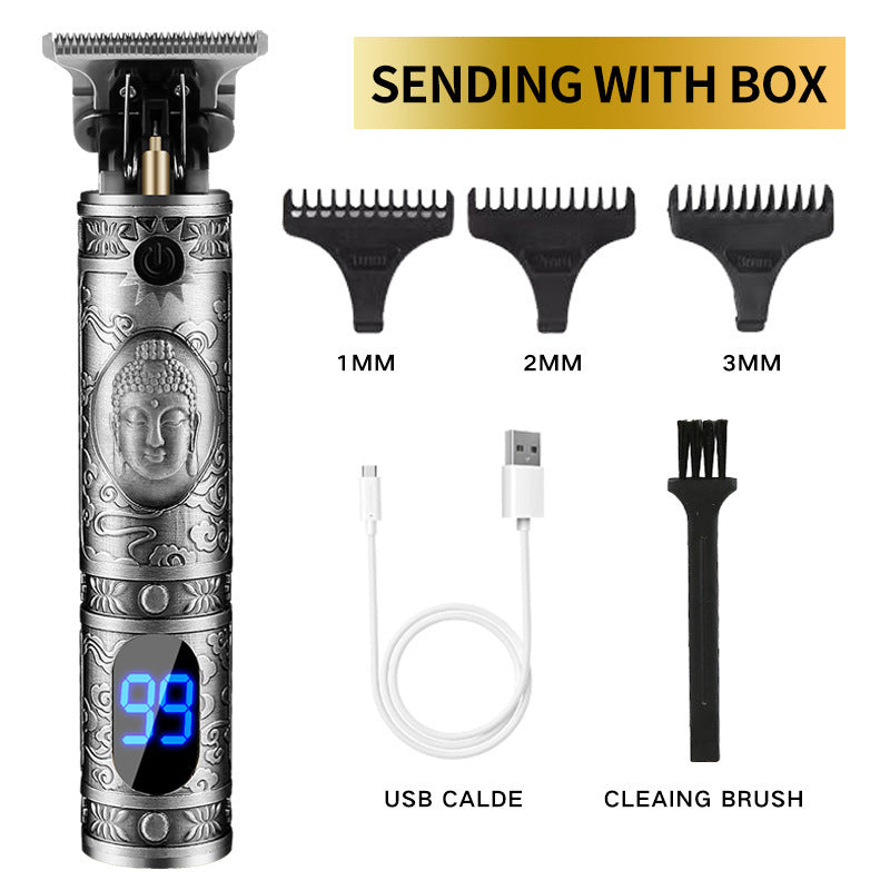 Electric Hair Clipper, Electric Hair Clipper, Oil Head Engraving Razor - 24 Timmar Deals