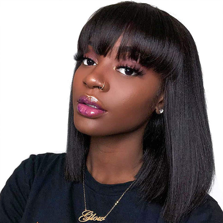 Full Machine Human Hair Wigs - 24 Timmar Deals