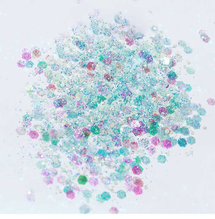 Nail Art Luminous Symphony Glitter Sequin Set - 24 Timmar Deals