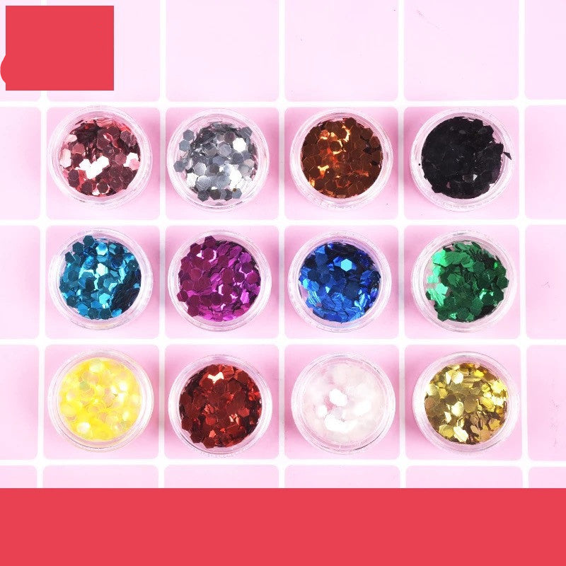 DIY 12 color glitter set - 24 Timmar Deals