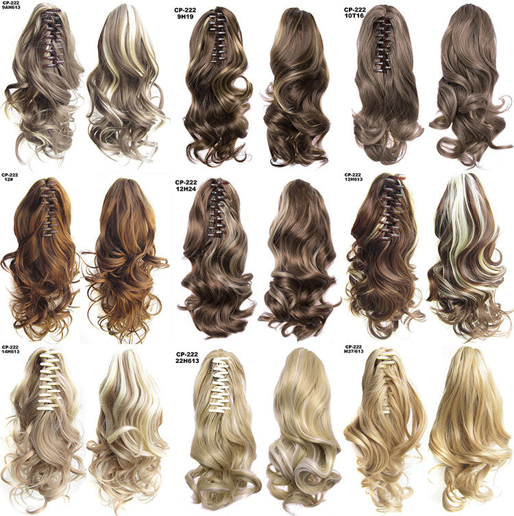 Long Wave Ponytail Wrap Around Ponytail Clip In Hair Headwear Gray Hairpiece Natural Extensions - 24 Timmar Deals