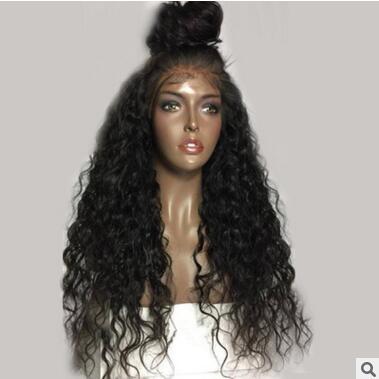 European and American fashion wig ladies front lace chemical fiber wig set - 24 Timmar Deals